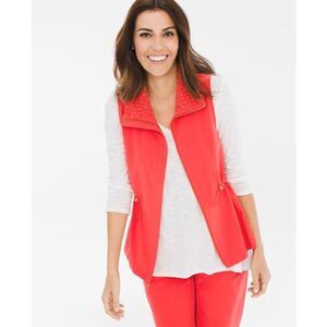Chico's Zenergy Neema Vest Size 1 (8) Medium NWOT